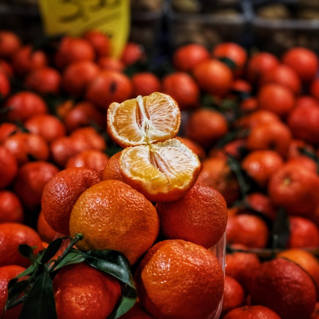clementines at ventimiglia market